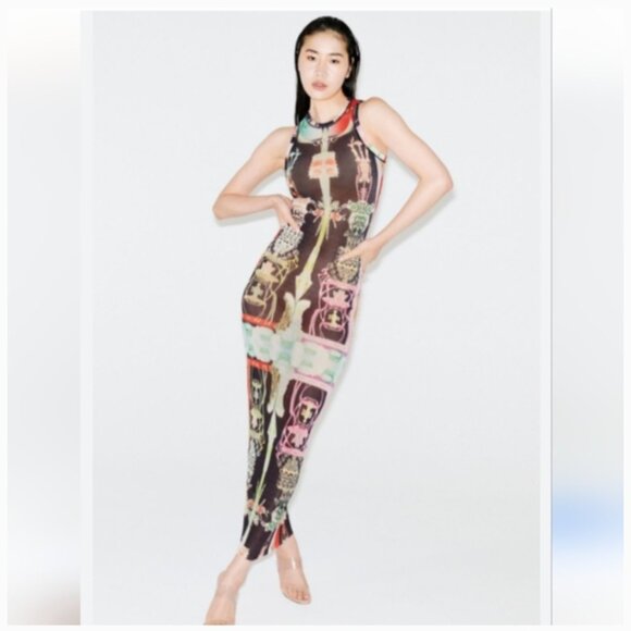 Skims summer mesh dress high neck long dress - Picture 7 of 13